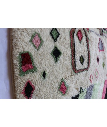 Tapis Berbere marocain pure laine 203 x 292 cm basket pas cher