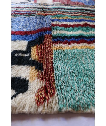 Tapis Berbere marocain pure laine 113 x 189 cm sur le site 