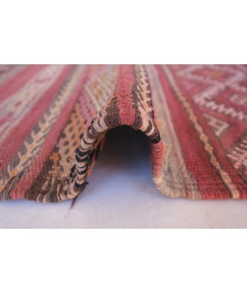 Tapis Kilim Berbere marocain pure laine 168 x 360 cm VENDU à prix réduit toute l'année