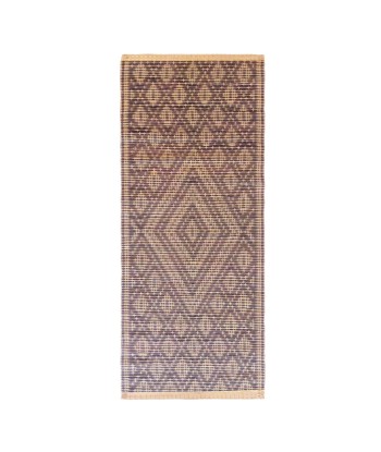 Tapis Hassira Berbere marocain en jonc 81 x 198 cm Fin de série