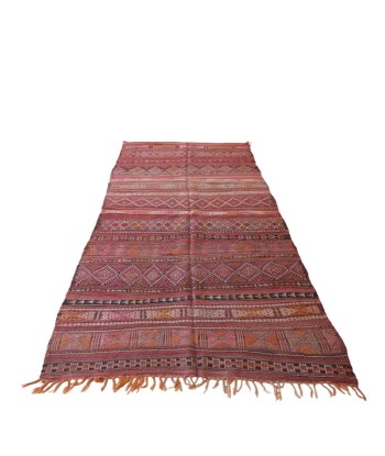 Tapis Kilim Berbere marocain pure laine 168 x 360 cm VENDU à prix réduit toute l'année