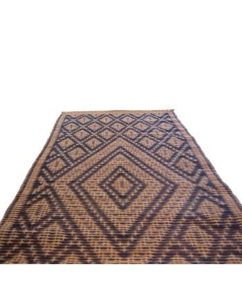 Tapis Hassira Berbere marocain en jonc 81 x 198 cm Fin de série