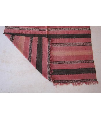 Tapis Kilim Berbere marocain pure laine 144 x 253 cm des créatures d'habitude