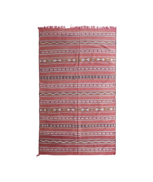 Tapis Kilim Berbere marocain pure laine 178 x 276 cm hantent personnes