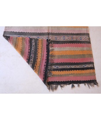 Tapis Kilim Berbere marocain pure laine 173 x 370 cm Par le système avancé 