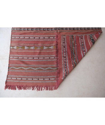 Tapis Kilim Berbere marocain pure laine 178 x 276 cm hantent personnes