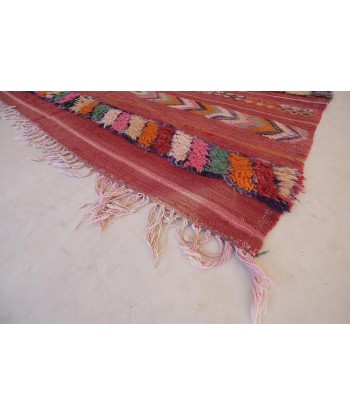 Tapis Kilim Berbere marocain pure laine 173 x 399 cm VENDU meilleur choix