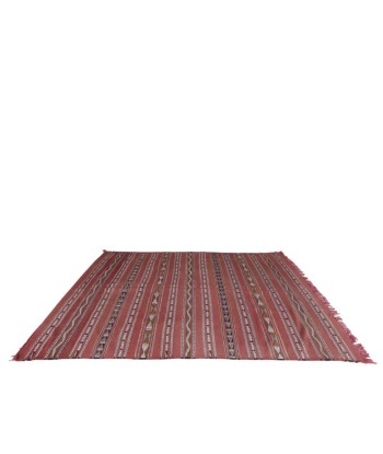 Tapis Kilim Berbere marocain pure laine 178 x 276 cm hantent personnes