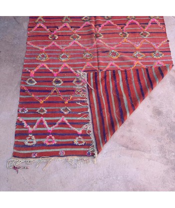 Tapis Kilim Berbere marocain pure laine 138 x 220 cm le concept de la Pate a emporter 