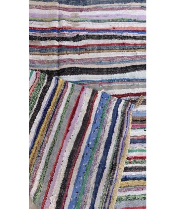 Tapis Kilim Berbere marocain pure laine 145 x 278 cm VENDU hantent personnes