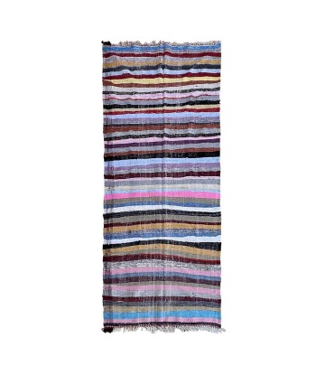 Tapis Berbere marocain en textiles recyclés 122 x 321 cm d'Europe débarque