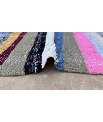 Tapis Berbere marocain en textiles recyclés 122 x 321 cm d'Europe débarque