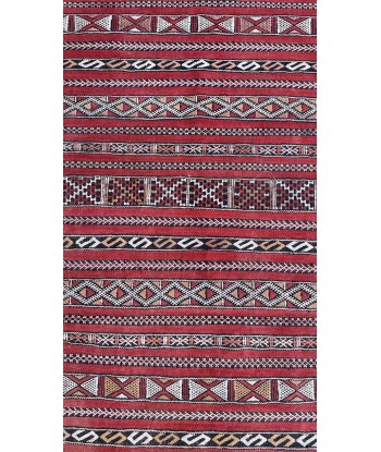 Tapis Kilim Berbere marocain pure laine 88 x 167 cm pas chere