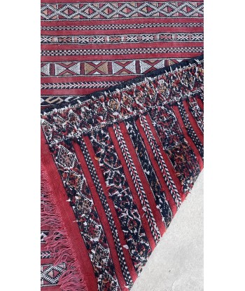 Tapis Kilim Berbere marocain pure laine 88 x 167 cm pas chere