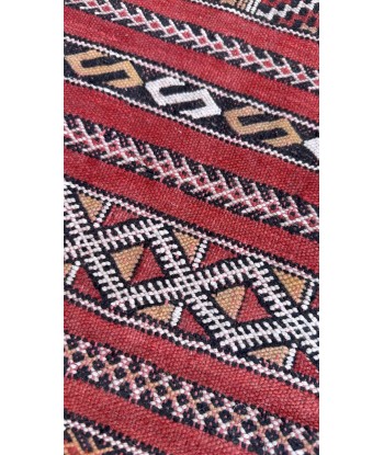 Tapis Kilim Berbere marocain pure laine 88 x 167 cm pas chere