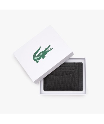 Porte-cartes LACOSTE en cuir Chantaco et lisse pas cheres