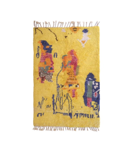 Tapis Berbere en laine abstrait 164 x 245 cm Le MVP de beaucoup