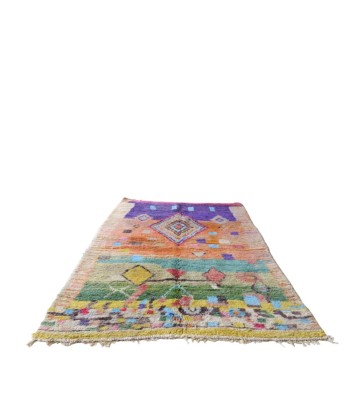 Tapis Berbere en laine Boujad coloré moderne 155 x 254 cm VENDU prix