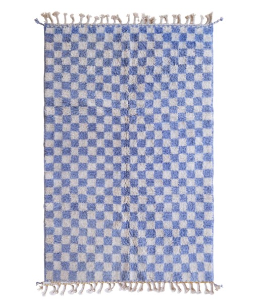 Tapis Berbere à carreaux en laine 160 x 253 cm VENDU Venez acheter