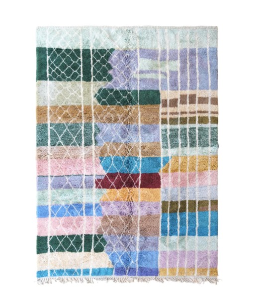 Tapis Berbere en laine de M'Rirt contemporain 214 x 306 cm livraison gratuite