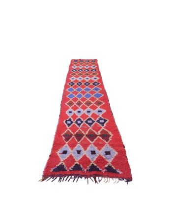 Tapis de couloir Berbere tribal vintage 81 x 352 cm de pas cher