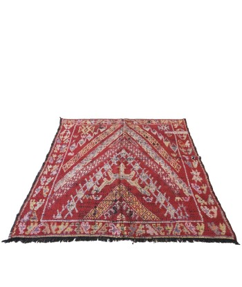 Tapis Berbere marocain en laine vintage 175 x 180 cm Voir les baskets