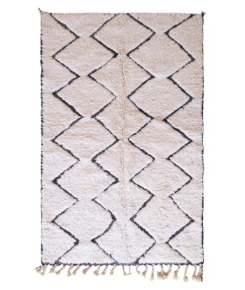 Tapis Berbere en laine Beni Ourain 147 x 234 cm hantent personnes