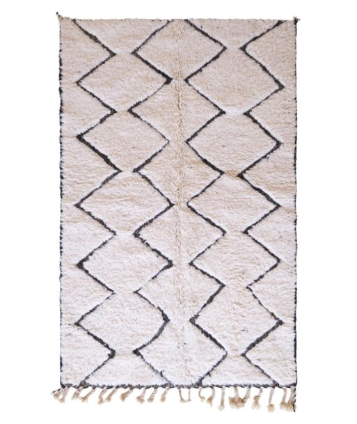 Tapis Berbere en laine Beni Ourain 147 x 234 cm hantent personnes