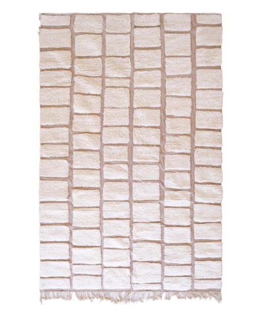 Tapis Berbere Beni Ourain contemporain 246 x 366 cm VENDU Par le système avancé 