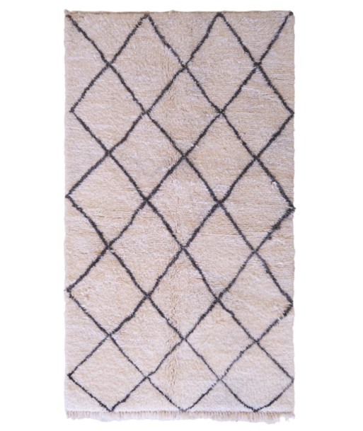 Tapis Berbere marocain pure laine 144 x 243 cm VENDU Amélioration de cerveau avec