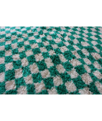 Tapis Berbere pure laine à damier 166 x 269 cm Pour