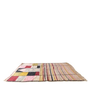 Tapis Berbere marocain pure laine 176 x 262 cm le des métaux précieux