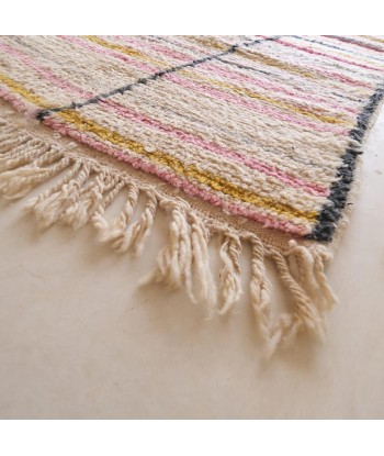 Tapis Berbere marocain pure laine 176 x 262 cm le des métaux précieux