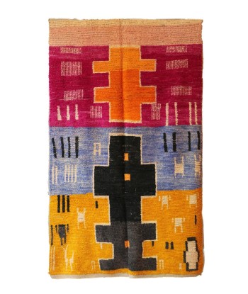 Tapis Berbere en laine Boujad coloré 176 x 295 cm Comment ça marche