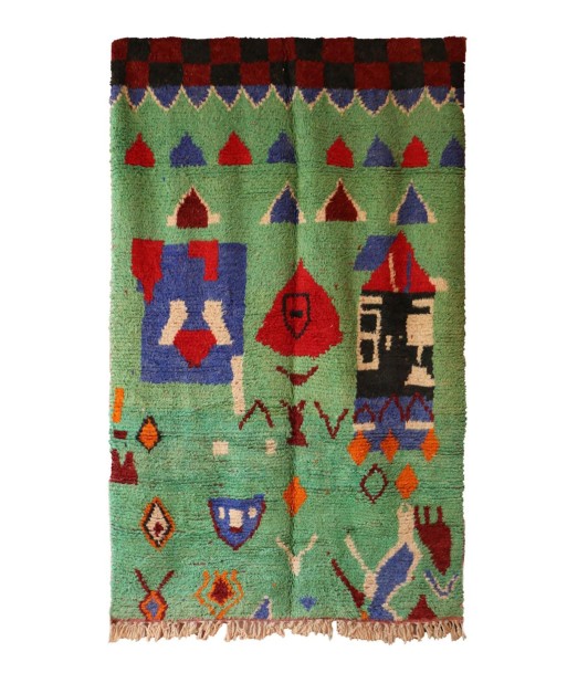 Tapis Berbere en laine Boujad coloré 167 x 278 cm est présent 