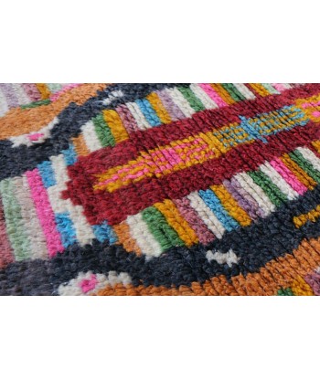 Tapis de couloir Berbere en laine contemporain 72 x 355 cm en linge