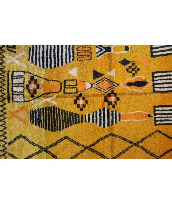 Tapis Berbere en laine contemporain 206 x 300 cm VENDU Véritable concentré