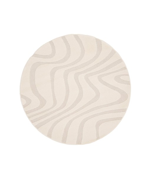 Tapis rond design avec effet relief NAYA 50-70% off 