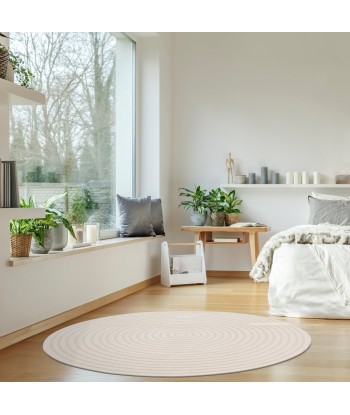 Tapis rond design avec effet relief CLEO online