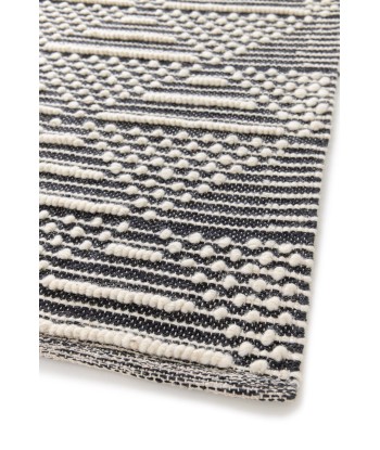 Tapis en laine et coton fait main doux OSLO les ctes