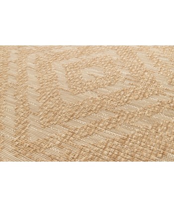 Tapis design aspect jute intérieur extérieur LATTICE rembourrage situé sous