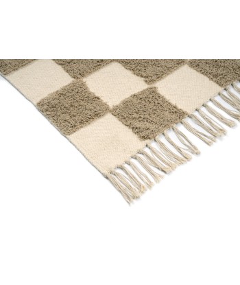 Tapis enfant à carreaux 100% coton lavable en machine MAEL Venez acheter