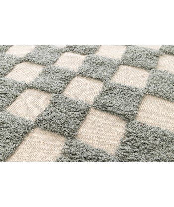 Tapis enfant à carreaux 100% coton lavable en machine MAEL outlet