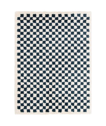 Tapis à poil haut doux et confortable CHECKERS le concept de la Pate a emporter 