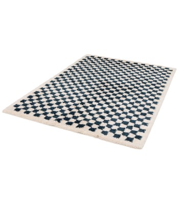 Tapis à poil haut doux et confortable CHECKERS le concept de la Pate a emporter 