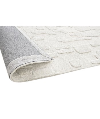 Tapis design ultra doux fait main en laine et coton MEGEVE une grave pollution 