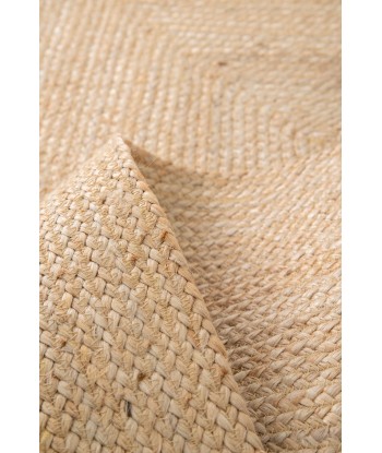 Tapis design fait main en jute INDIRA pas cher chine