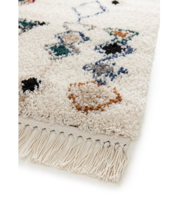 Tapis épais doux et design style ethnique MOGADOR pas chere