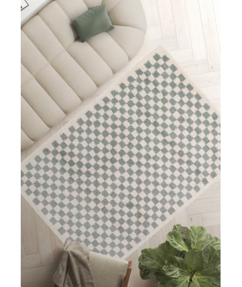 Tapis à poil haut doux et confortable CHECKERS 2024