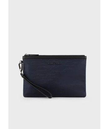 Emporio Armani Pochette en nylon jacquard avec logo signature votre restaurant rapide dans 